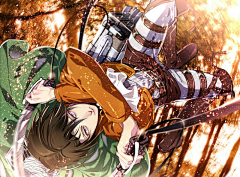 袖月采集到利威尔兵长
