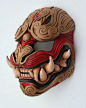 demon oni mask: 