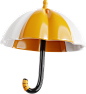 花园 农场 蜜蜂蝴蝶  3D 立体 卡通 电商 插画 图标 png PSD 免抠 设计 素材Umbrella