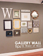 Gallery Wall Tips by House of Rose: 