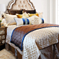 梵廊朵|别墅样板房|家居软装|床品套件|新古典|欧式奢华|香槟色
