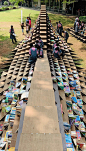 NUDES fabricates the 'bookworm' pavilion to foster a love of reading in india designboom