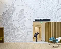 Zaans医疗中心空间插画设计