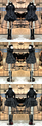 Na+H店头搭配欣赏
以黑色裙装为主的哥特洋装品牌

（ins：naplush_kobe）