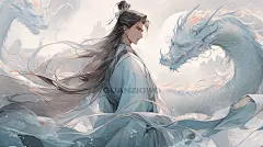 古风神话青龙壁纸