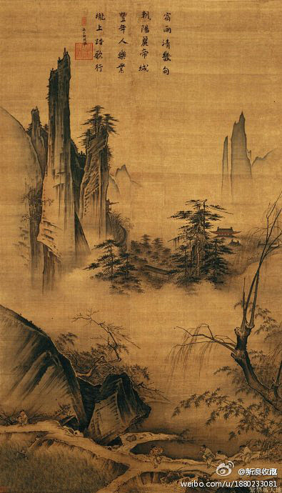 【宋代马远《踏歌图》赏析】宋代画家马远的...