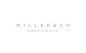 Miller & Co  : Complete identity for Miller & Co, a fictional architecture firm. Miller & Co is a young team of multi award winning architects based in Sydney, Australia. They specialise in residential and commercial projects of high quality a