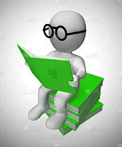 书,智慧,绘画插图,三维图形,性格,代表,小学,逃避现实,童话故事,学校