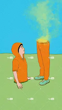 绘画 幻想 互联网 抽烟 魔法 切割 内