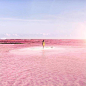 墨西哥天然粉色湖，美到窒息！_V5CG