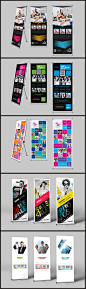 X展架 易拉宝 PSD模板源文件素材 贴图样机 海报 平面设计 商场 服饰  公司 文化 企业 促销 模版 