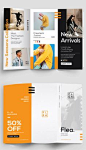 Fashion Trifold Brochure Template AI, EPS, PSD