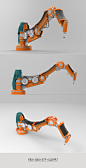机械臂工业制造3D模型