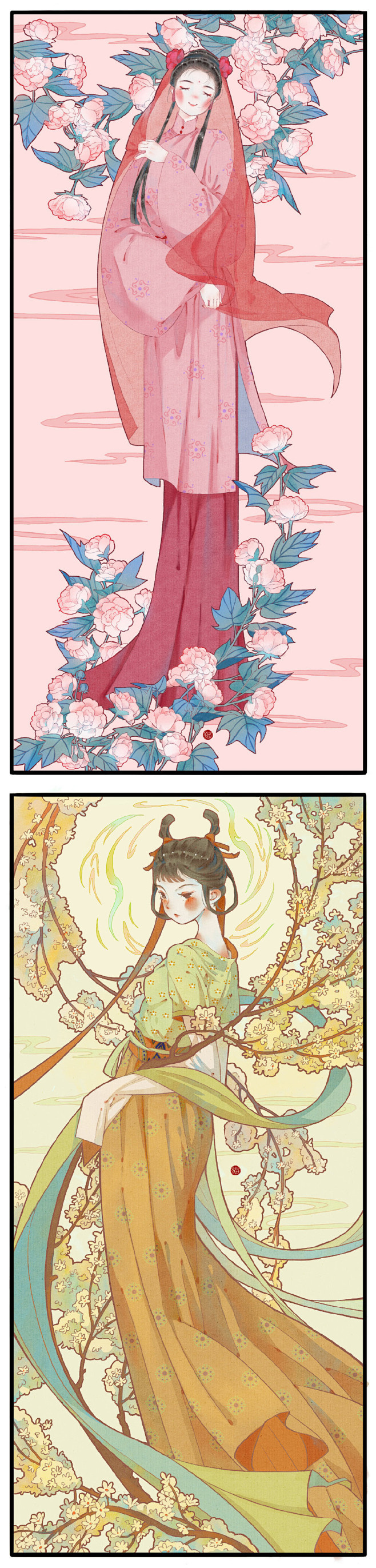 花神丨作者@猫小叶要画画