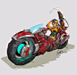 Red Rider~, Sai Foo : Red bikes inspired from Akira ~
