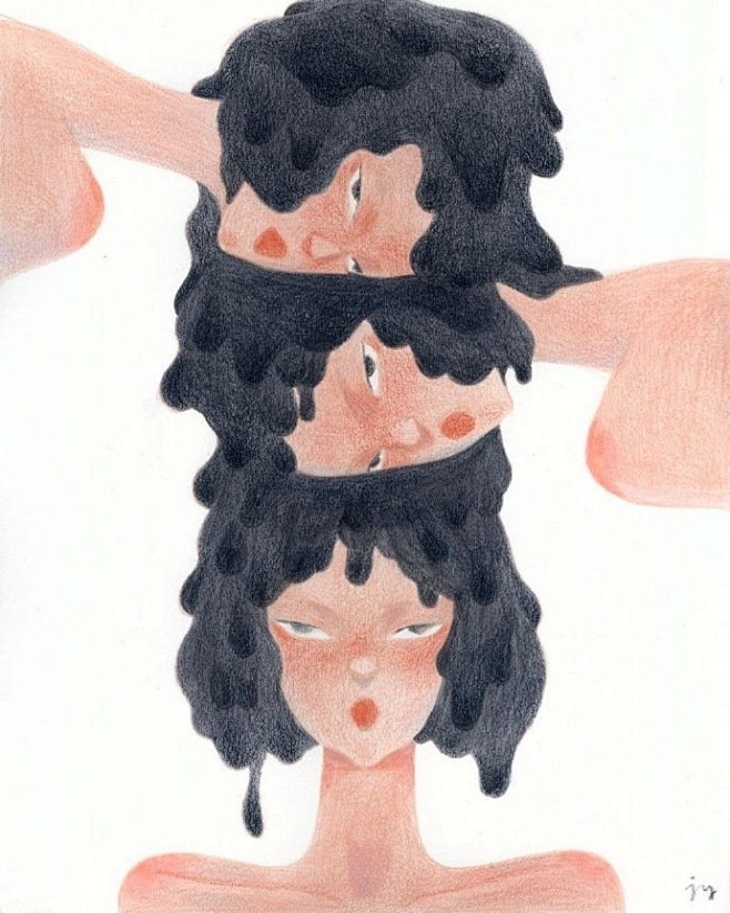 原创设计超话 一组风格独特的插画设计欣...