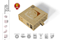 正方形抽屉式盒子展示样机下载 squarebox Mock Up  #2851232-样机模版-美工云(meigongyun.com)