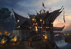 爱死cream～采集到国风建筑