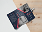 Advertising  brand identity brochure business corporate flyer magazine print trifold typography  