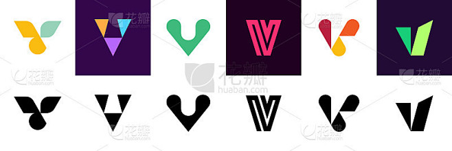 字母V组