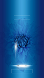 蓝色海洋梦幻化妆品H5背景，来自爱设计http://www.asj.com.cn