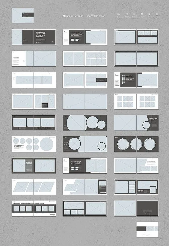 版式设计 排版布局 图文分布