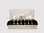 Beige Bed SEVILLIANA by Koket