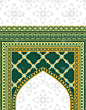 Islamic Design Background with traditional ornamen