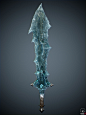 Ice sword, Georgian Avasilcutei : Real-time sword made just to see how I would approach the ice material in marmoset. 16h of work
After a concept by Ivan Dedov
https://www.artstation.com/artwork/QQP84