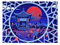 蓝色插图 ​​​​
