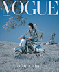 Vogue Taiwan 台湾版《Vogue》五月刊，“Future In Transit” 未来主题，采用CGI技术进行封面大片制作，虚实之间探讨人和动物未来的共存关系，新主编带来的新气象。 ​​​​