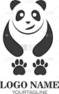 品牌名称,熊猫,计算机图标,绘画插图,分离着色,可爱的,白色,亚洲,自然,动物园
