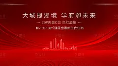 地产学区房海报-源文件
