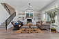 Inspiration for a transitional living room remodel in Boise