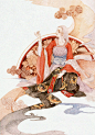 【金缕衣】      韶呇 #水彩#