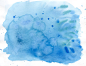 蓝色水彩水洗效果高清JPG背景PNG免抠图案素材 (3)