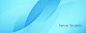 Modern stylish blue wave style banner design vector Free Vector