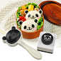 arnest熊猫饭团模具套装 可爱寿司便当DIY工具日本海苔紫菜压花器