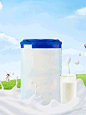 天然奶粉产品介绍简约清新主图视频16张可替换图片