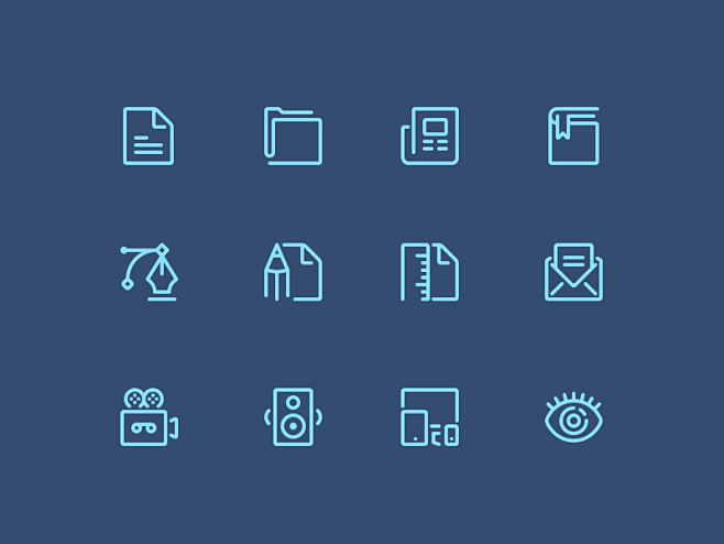 Open Line Icons