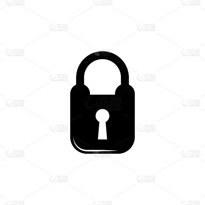 锁定图标。锁的元素和关键元素插图。优质的图形设计图标。标志和符号收集图标为网站，网页设计，移动应用程素材-花瓣网