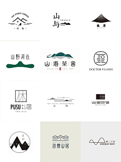 小個低落综合症采集到民宿logo