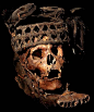 #绘画参考# 阿斯马特族的头骨装饰。