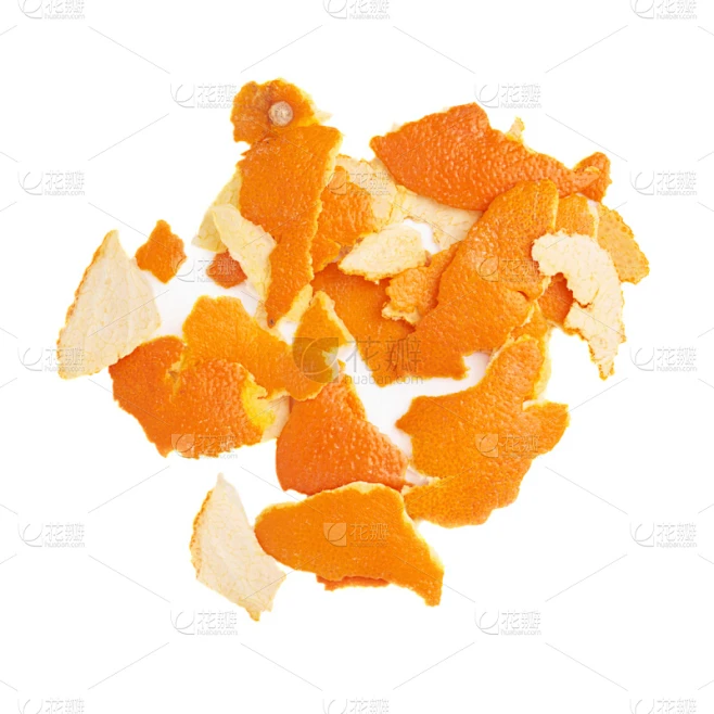 堆,桔子,果皮,白色背景,分离着色,自然,垂直画幅,素食,水果,吃素材-花瓣网