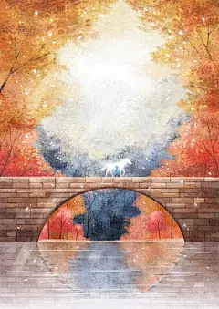 美到窒息童话世界，越南画师Ga Nguyen的水彩场景插画作品