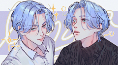 Yana·Fang采集到漫画男-花美男