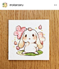 #飞乐鸟分享# 萌萌的，插画师ins：mokarooru ​​​​