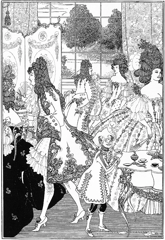 奥博利·比亚兹莱 （Aubrey Beardsley，1872-1898）的黑白世界（上）-全球画廊-搜狐博客-花瓣网