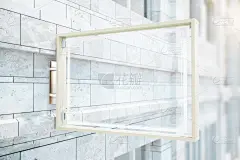 玻璃,建筑体,空白的,留白,灰色,外立面,水平画幅,无人,建筑外部,户外
