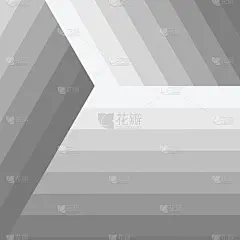 抽象的灰度梯度六边形背景